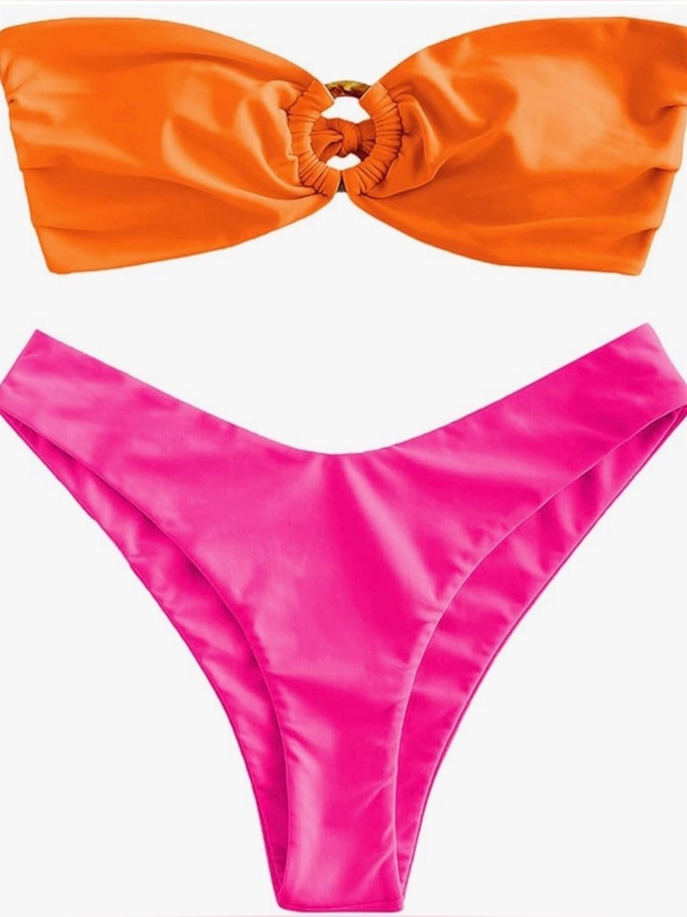 ZAFUL Women's Bandeau Bikini Size Large